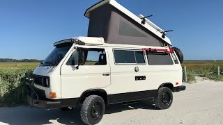 VAN LIFE  Ultra Modified VW Vanagon T3 Westfalia Tour [upl. by Aeuhsoj314]