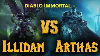 Fallen Citadel  Solo Illidan Crusader VS Arthas Lich King  Diablo Immortal [upl. by Arbrab428]