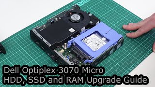 Dell Optiplex 3070 Micro SSD HDD and RAM Upgrade Guide [upl. by Acimot]