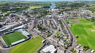 Quick Tour Of Coleraine  Coleraine Showgrounds  Coleraine FC [upl. by Yolane]