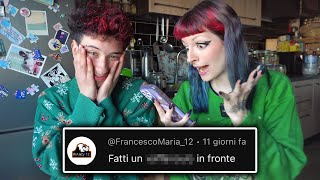 IL MIO RAGAZZO REAGISCE AI COMMENTI DEI MIEI HATER [upl. by Sallad]