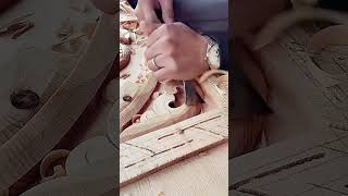 Arc wood carving process Good tools and machinery can increase work efficiency [upl. by Ahsinwad]