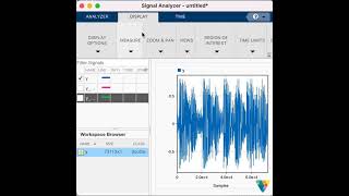 MATLAB Tip Signal Analyzer App [upl. by Berton564]