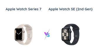 Apple Watch Series 7 vs Apple Watch SE 2nd Gen 🕒⌚️⭐️ [upl. by Ire420]