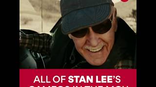 Every Stan Lee Cameo Marvel Cinematic Universe  AMC Theatres 2018 [upl. by Katerine666]