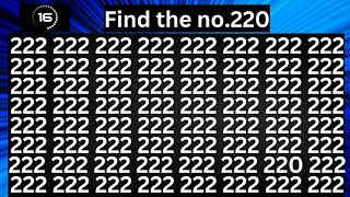 Spot the no220Optical Illusion IQ Test viral quiz youtube video [upl. by Inej227]