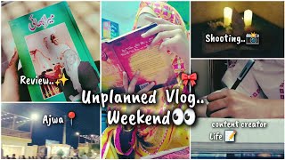 Weekend vlog  Researchstudy  Book Review  family time  content creator  Rimshaji [upl. by Tiduj527]