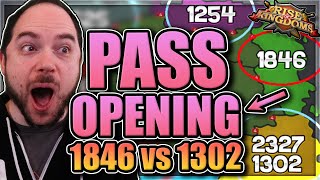 Pass Opening Battle 1846 vs 1302  2327 in Rise of Kingdoms [upl. by Orsay]