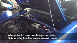 Peugeot 106 Pollen Filter  Wiper Mechanism Removal [upl. by Auston]