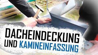 Dachdecker  Dacheindeckung mit PREFA FX12 Dachpaneelen und passender Kamineinfassung [upl. by Aitrop]