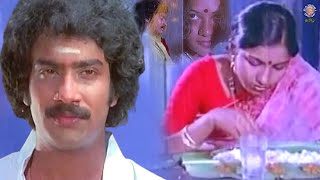 சாப்பிடும் போது உன்னை யாரோ நினைக்கிறாங்க Rail Payanagalil Movie Love scene Sreenath Jyothi Rajeev [upl. by Felike]