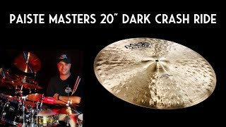 Paiste 20quot Dark Crash Ride [upl. by Felike917]