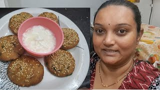 Bajri Na Vada Recipe In Gujarati 🍪🍪👌 Raksha Bandhan No Su Program [upl. by Tad]