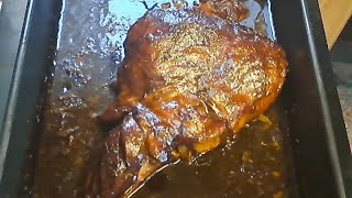 7 hour leg of lamb real cooking style realcooking lamb gravy slowcook lambshank lambshanks [upl. by Westfall]