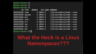 Linux Namespaces  TatOG Explains [upl. by Maighdlin140]