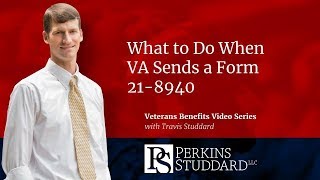 What to Do When VA Sends a Form 218940 [upl. by Suissac]