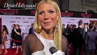 Gwyneth Paltrow quotLe tuve que pegar a Robert Downey Jrquot en Español [upl. by Merola]