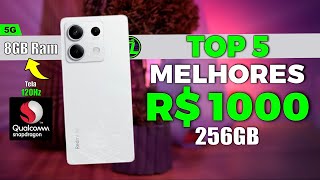 5 CELULARES para JOGOS até 1000 Reais 2024 BOM e BARATO [upl. by Ailehc]