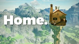 Building a House on a Sheikah Tower in BOTW botw [upl. by Amos]