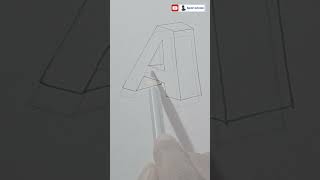 3d A Letter drawing [upl. by Relyk]