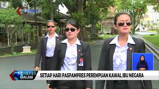 Ada Wanita Tangguh di Barisan Pengawalan Presiden [upl. by Deery]