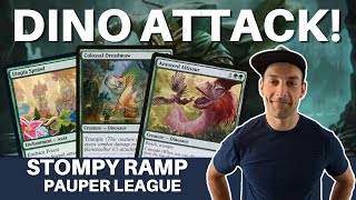 BIG BAD DINOSAURS BEATS The return of Stompy in MTG Pauper [upl. by Odraboel]