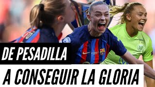 FRIDOLINA ROLFO FC BARCELONA femenino De PESADILLA a la AUTORA del GOL de la SEGUNDA CHAMPIONS [upl. by Gaivn175]