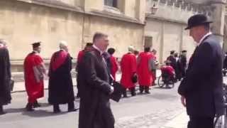 Encaenia  Oxford University Annual ceremony [upl. by Roybn]