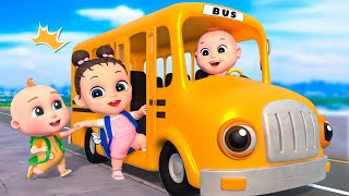 School Bus Rules  Safety Tips with Wheels On The Bus Song  PulkaCoco‬ Nursery Rhymes amp Kids Songs [upl. by Sacci]