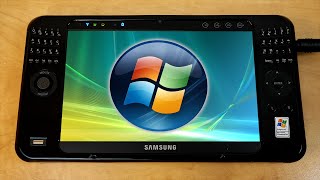 Installing Windows Vista on the Samsung Q1 Ultra [upl. by Neret]