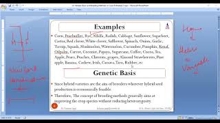 L6BSAG30219Genetic Basis and Breeding Methods in Cross Pollinated Crops GB of Asexually PSpp [upl. by Risser]