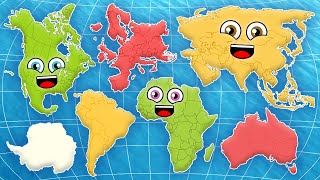 Continents of the World  The 7 Continents Song [upl. by Avika]