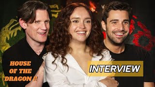 House Of The Dragon Season 2 Cast Interview  Olivia Cooke Matt Smith and More [upl. by Davida]