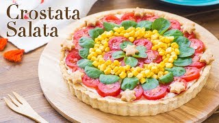 Crostata Salata con Mousse di Tonno e Verdure  Ricetta Base per Torta Salata  55Winston55 [upl. by Lora]