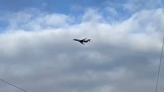 NetJets Bombardier Global 6000 departs Belfast BHD 26102024 [upl. by Hesta]