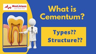 Cementum l Types l Cellular vs acellular l Mediklaas [upl. by Behah]