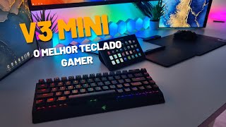 RAZER BLACKWIDOW V3 MINI  O MELHOR TECLADO GAMER [upl. by Adlei]