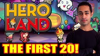 Heroland Switch Gameplay and Knowble Edition Unboxing  JJs FIRST 20 [upl. by Gaidano]