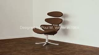 Corona Chair by Poul M Volther  Fredericia Furniture [upl. by Dyer509]