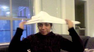 How to tie a ramal on your head for Sikh Wedding [upl. by Neelon]