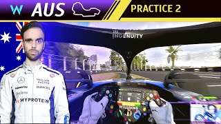 F1 2024 Full Career Mode AUSTRALIAN GP  Practice 2  Williams FW46 [upl. by Nosirb880]