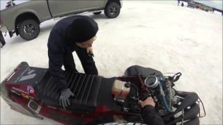 Salty Seagulls Racing 600cc Open Mod Ice Drag Video [upl. by Klotz]