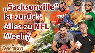 Die SacksArbeiter von Jacksonville Alles zu NFL Week 7  Footballerei SHOW [upl. by Lia790]