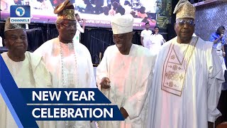 Dignitaries Gather To Usher In The New Year At Sir Olu Okeowo’s Palacia De Okeowo [upl. by Sturdivant]