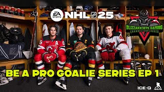 NHL 25 be a pro goalie ep 1 CHL playoffs [upl. by Aihn]