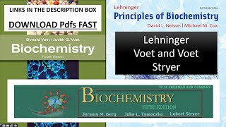 Lehninger Principles of biochemistry  Download book  Voet and Voet Stryer  Bsc zoology DUCBCS [upl. by Yorke]