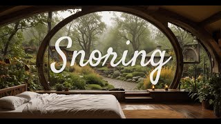 ASMR Snoring and Rain  Relaxing Sleeping [upl. by Hewes]