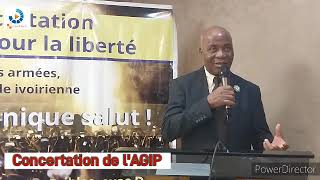 JeanGervais Tchéidé SG du PPACI devant la société civile parle du combat de Laurent Gbagbo [upl. by Luapnaes12]