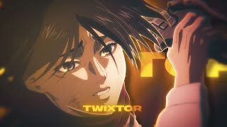 Mikasa Kills Eren Yeager Twixtor  Attack On TItan [upl. by Banyaz]