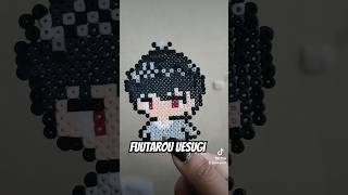 Fuutarou Uesugi Beads pixelart perlerbead pixelartist anime gotobunnohanayome sakupixel [upl. by Nuawaj]